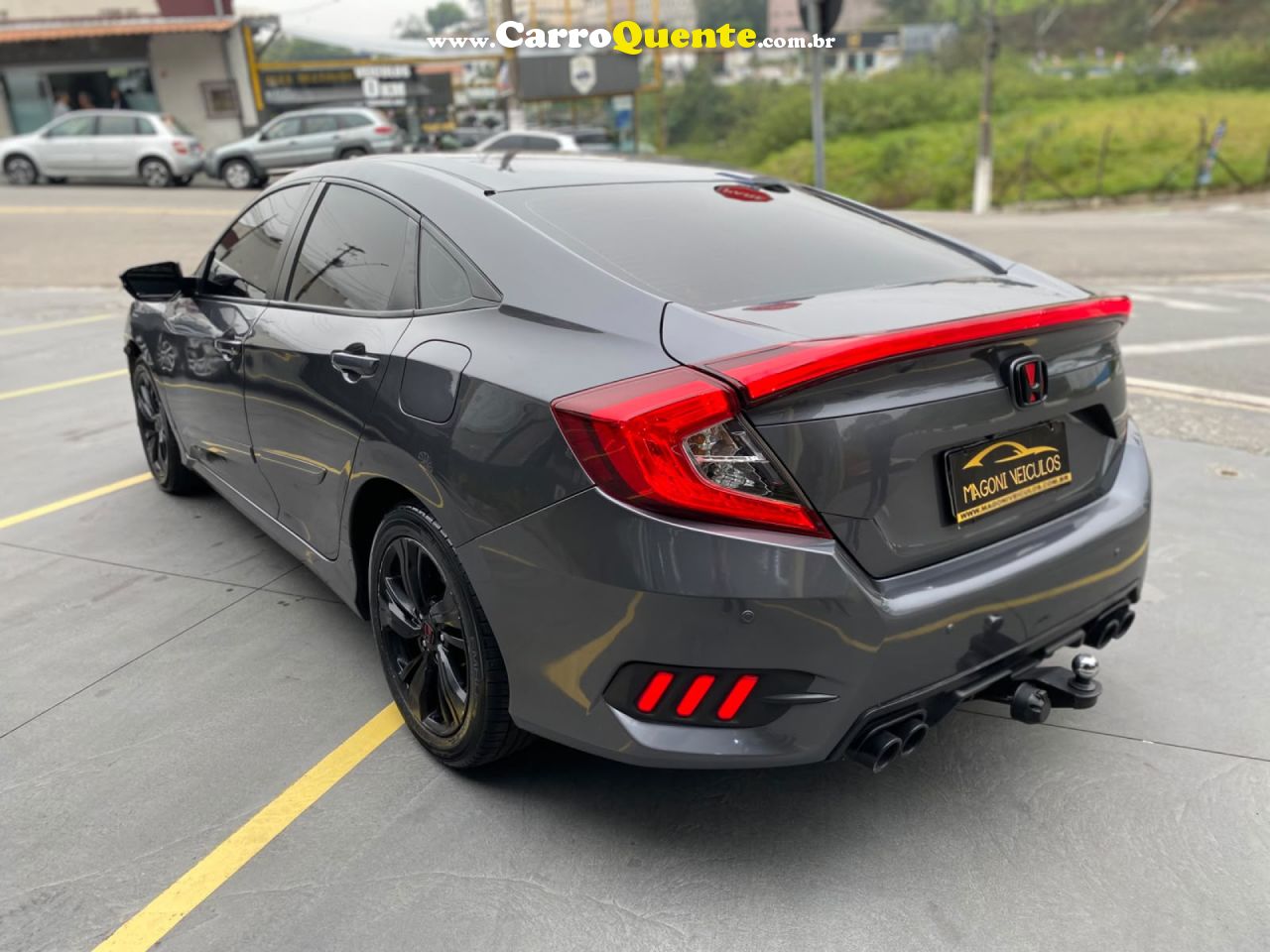 HONDA   CIVIC SEDAN EXL 2.0 FLEX 16V AUT.4P   CINZA 2017 2.0 FLEX - Loja