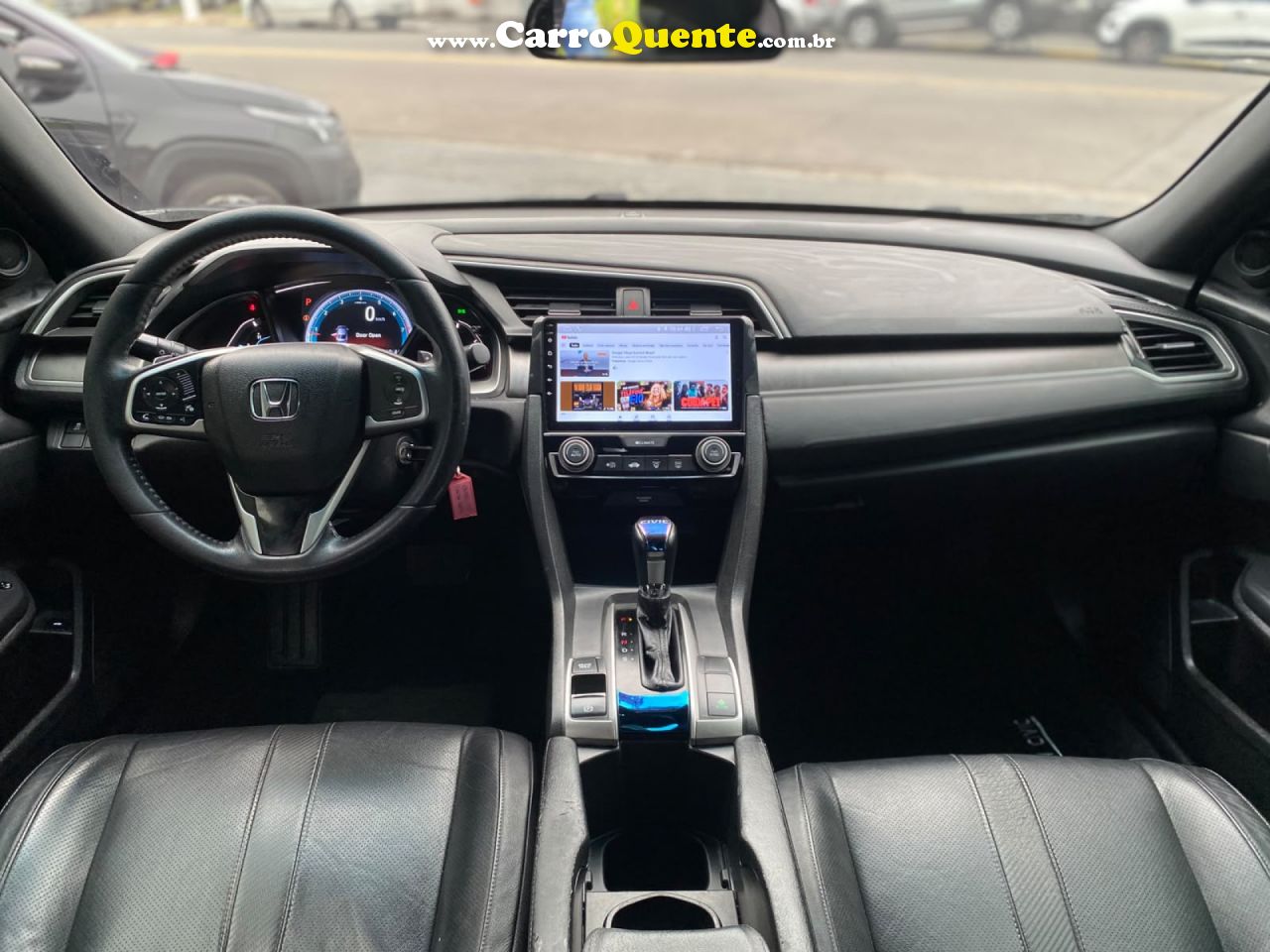 HONDA   CIVIC SEDAN EXL 2.0 FLEX 16V AUT.4P   CINZA 2017 2.0 FLEX - Loja