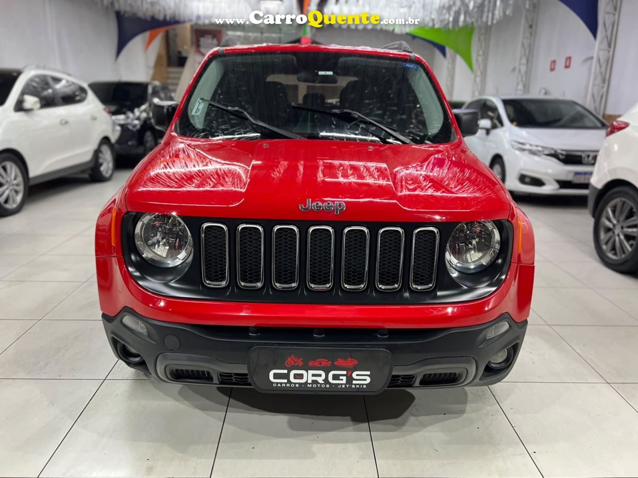JEEP   RENEGADE SPORT 2.0 4X4 TB DIESEL AUT.   VERMELHO 2016 2.0 DIESEL - Loja