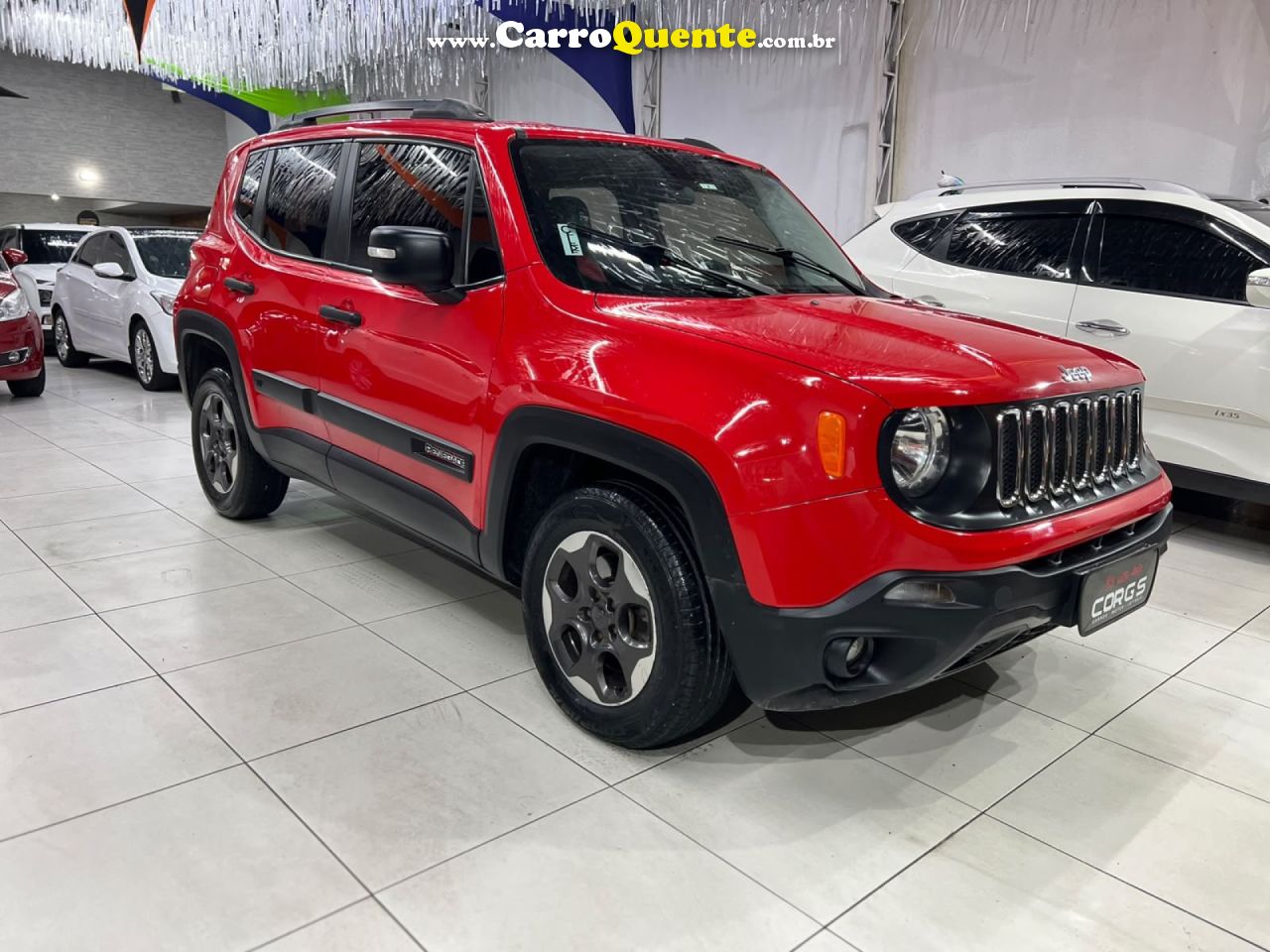 JEEP   RENEGADE SPORT 2.0 4X4 TB DIESEL AUT.   VERMELHO 2016 2.0 DIESEL - Loja