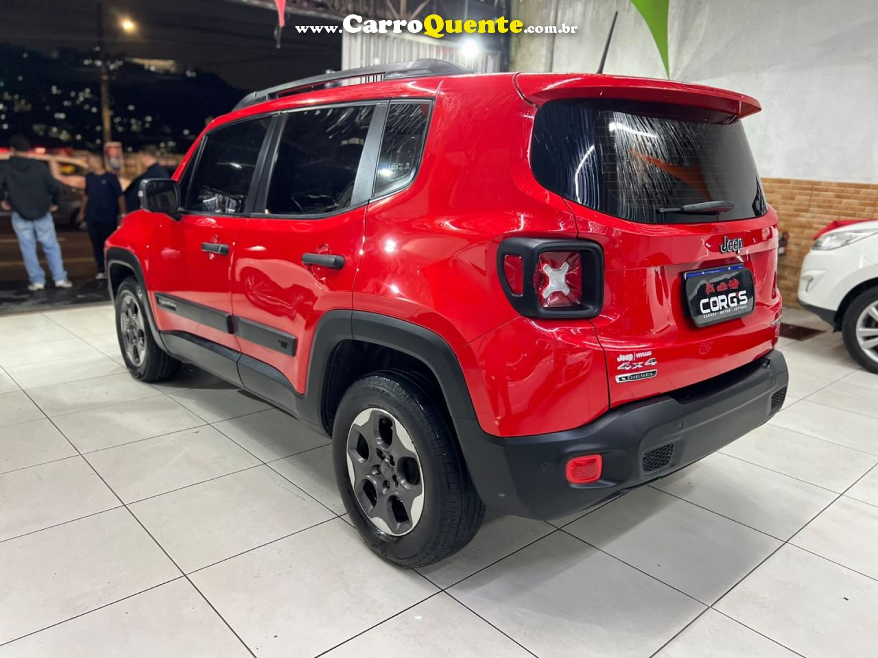 JEEP   RENEGADE SPORT 2.0 4X4 TB DIESEL AUT.   VERMELHO 2016 2.0 DIESEL - Loja