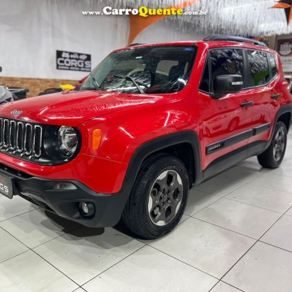 JEEP   RENEGADE SPORT 2.0 4X4 TB DIESEL AUT.   VERMELHO 2016 2.0 DIESEL