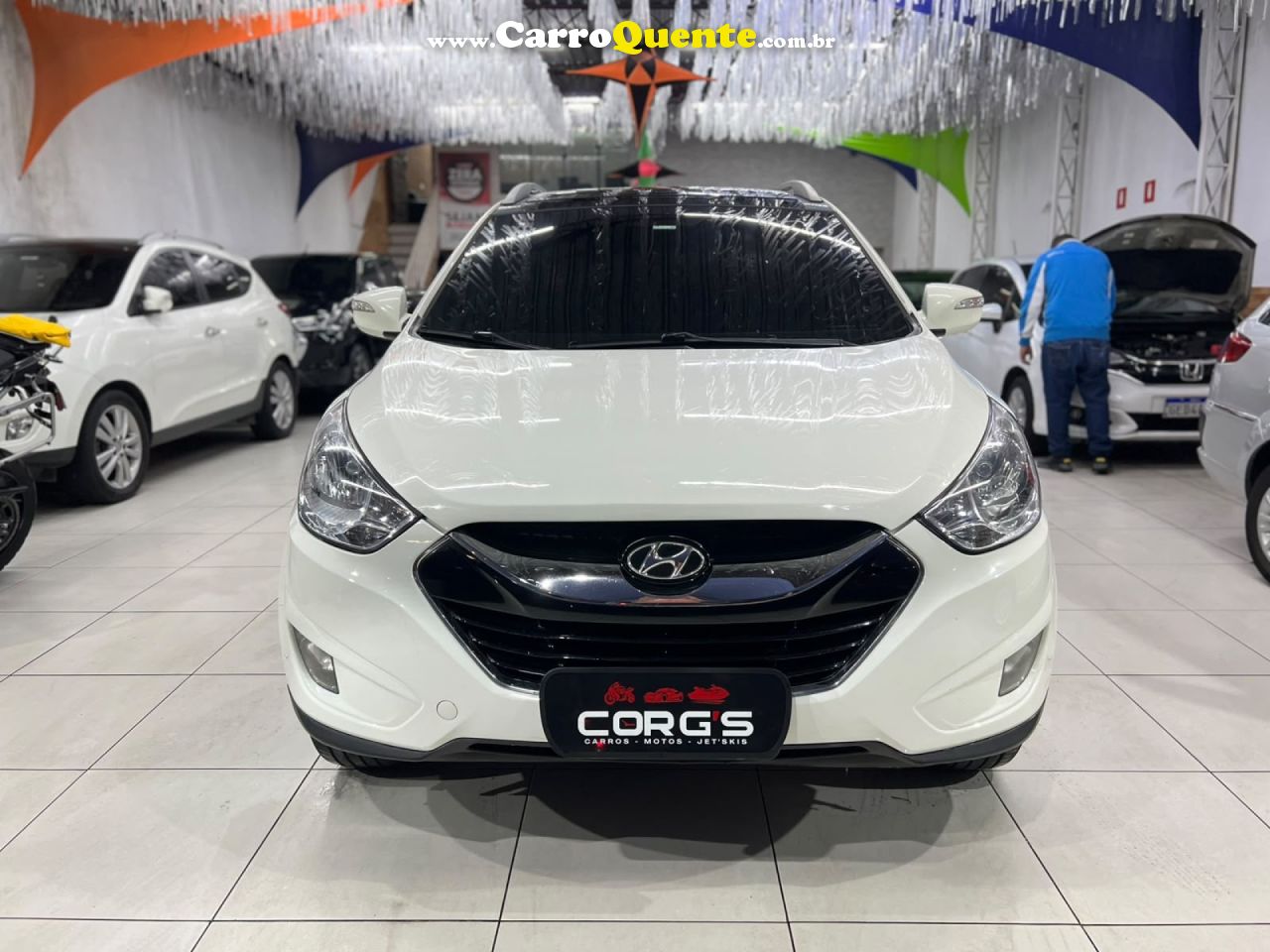 HYUNDAI   IX35 GLS 2.0 16V 2WD FLEX AUT.   BRANCO 2012 2.0 FLEX - Loja