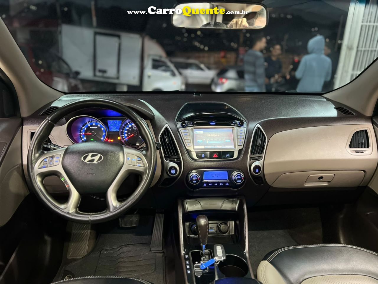 HYUNDAI   IX35 GLS 2.0 16V 2WD FLEX AUT.   BRANCO 2012 2.0 FLEX - Loja