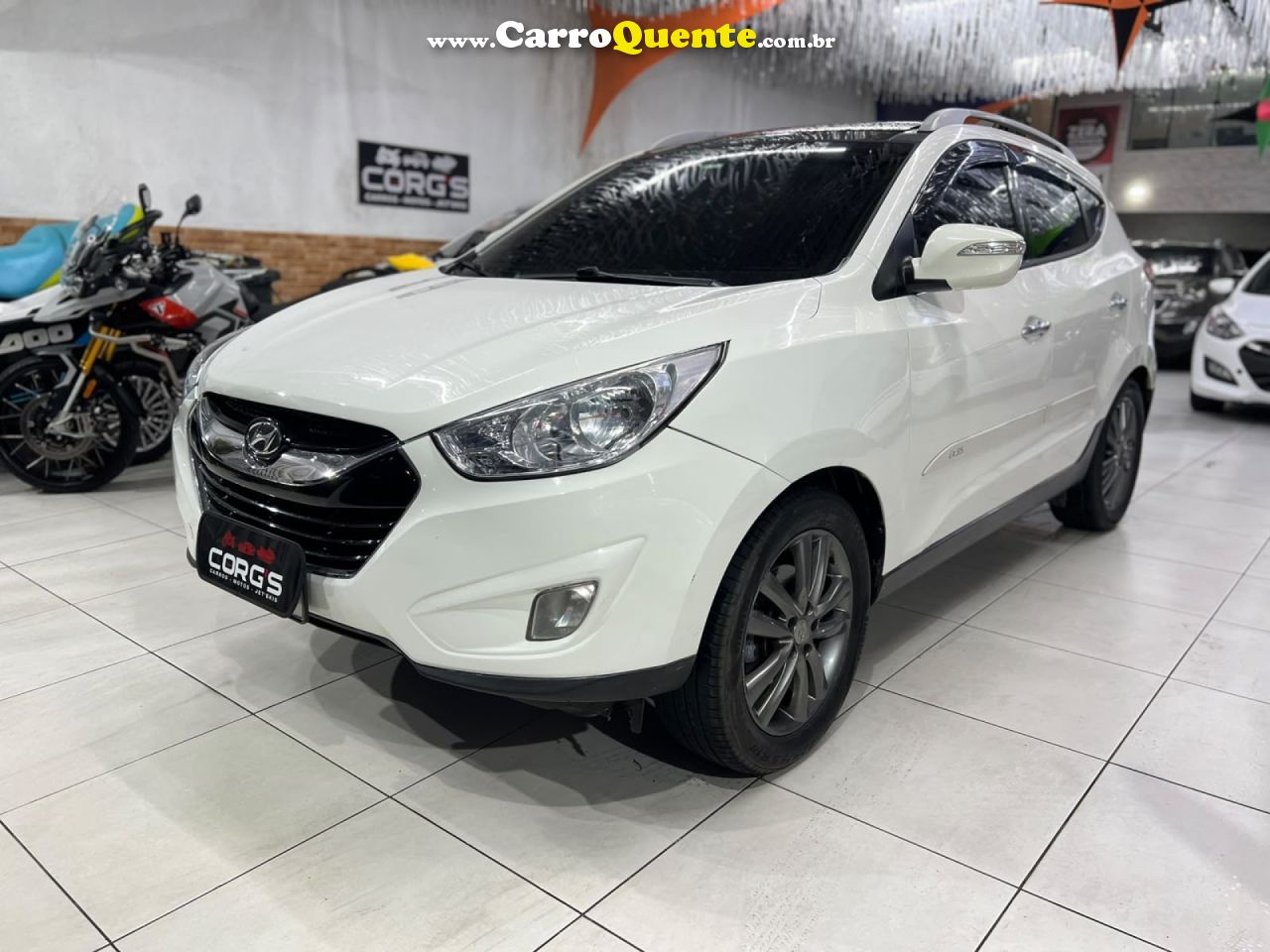 HYUNDAI   IX35 GLS 2.0 16V 2WD FLEX AUT.   BRANCO 2012 2.0 FLEX - Loja