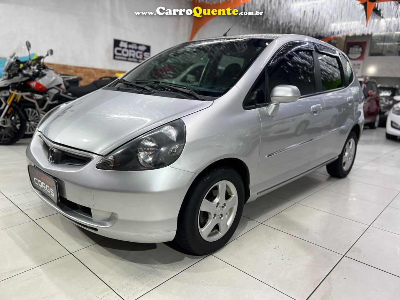 HONDA   FIT LXL 1.4 1.4 FLEX 8V16V 5P AUT.   PRATA 2005 1.4 FLEX - Loja
