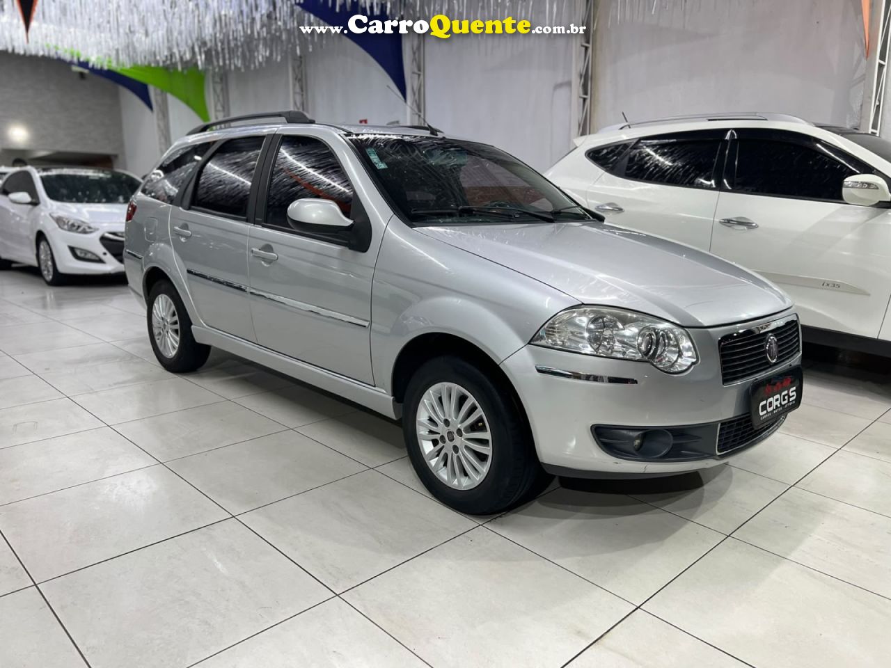 FIAT   PALIO WEEK. ATTRACTIVE 1.4 FIRE FLEX 8V   PRATA 2012 1.4 FLEX - Loja
