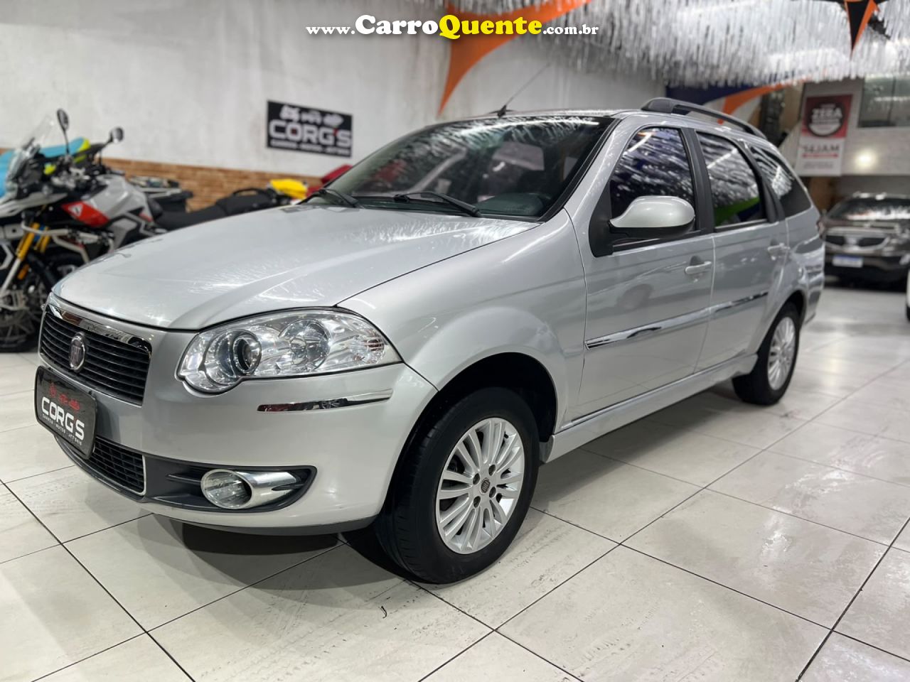 FIAT   PALIO WEEK. ATTRACTIVE 1.4 FIRE FLEX 8V   PRATA 2012 1.4 FLEX - Loja