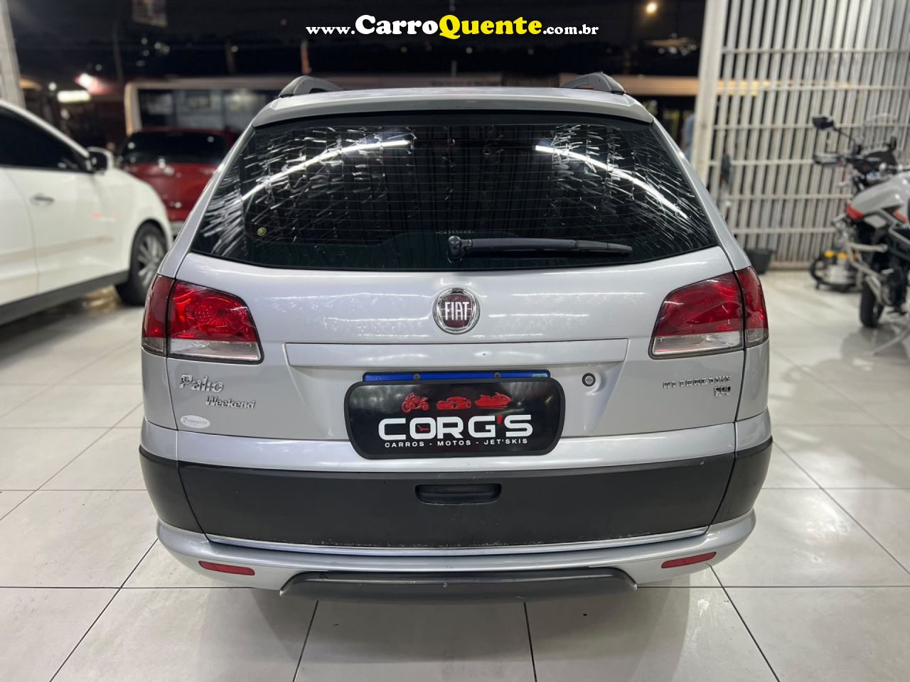 FIAT   PALIO WEEK. ATTRACTIVE 1.4 FIRE FLEX 8V   PRATA 2012 1.4 FLEX - Loja