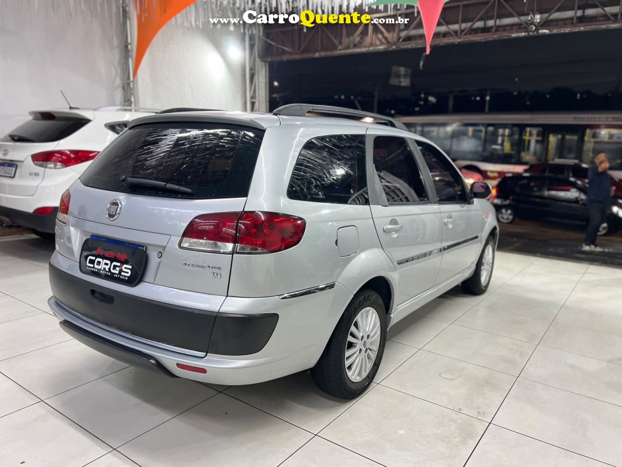 FIAT   PALIO WEEK. ATTRACTIVE 1.4 FIRE FLEX 8V   PRATA 2012 1.4 FLEX - Loja
