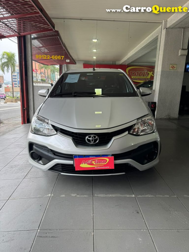 TOYOTA   ETIOS X 1.3 FLEX 16V 5P MEC.   PRATA 2018 1.3 FLEX - Loja