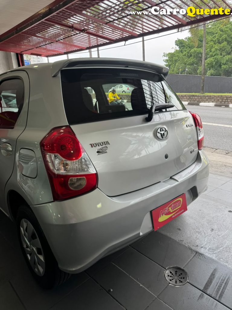 TOYOTA   ETIOS X 1.3 FLEX 16V 5P MEC.   PRATA 2018 1.3 FLEX - Loja