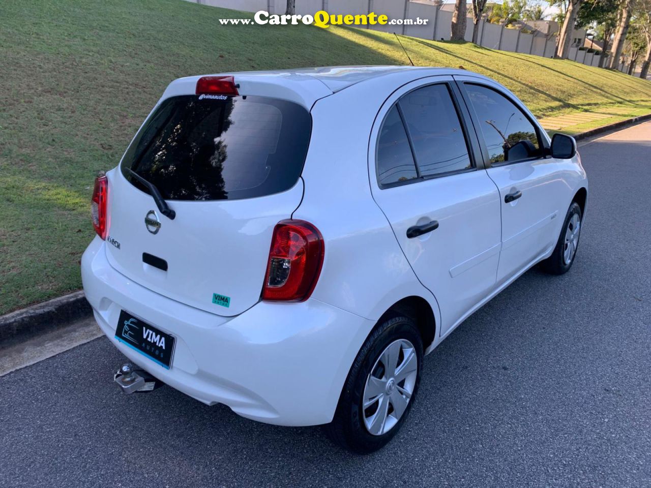 NISSAN   MARCH SV 1.0 12V FLEX 5P   BRANCO 2015 1.0 FLEX - Loja