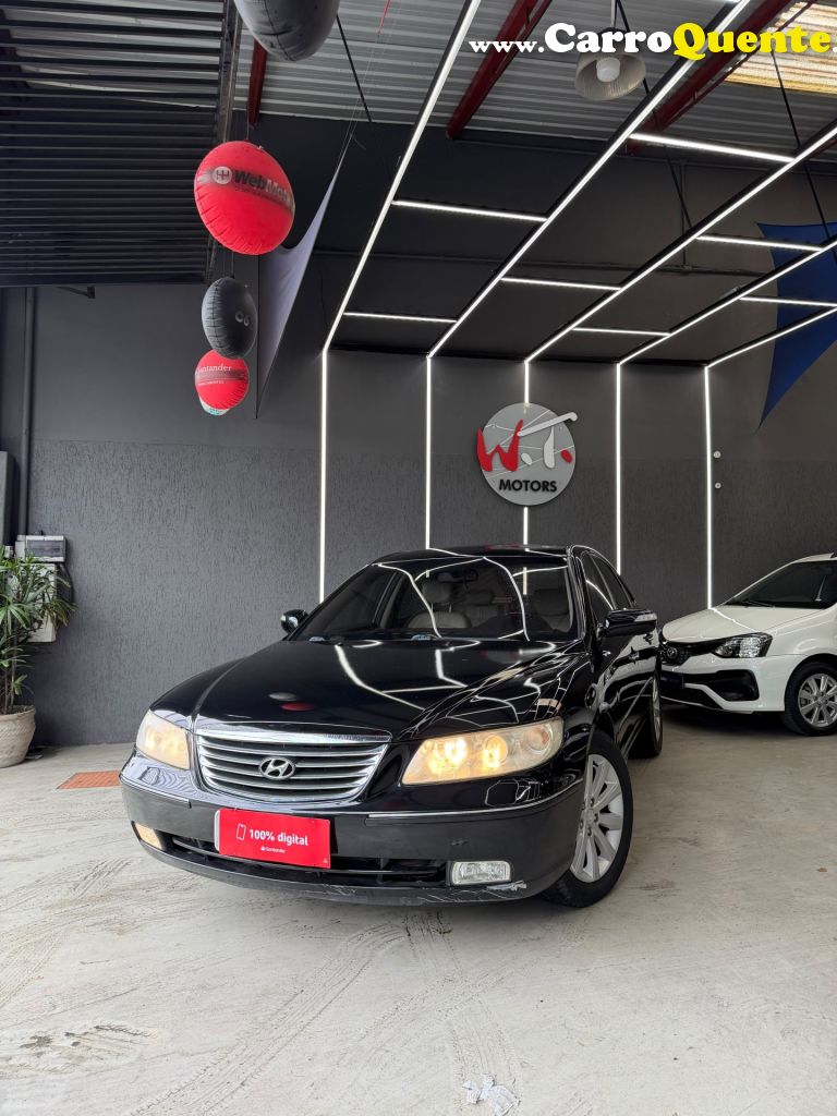 HYUNDAI   AZERA GLS 3.3 V6 24V 4P AUT.   PRETO 2009 3.3 GASOLINA - Loja