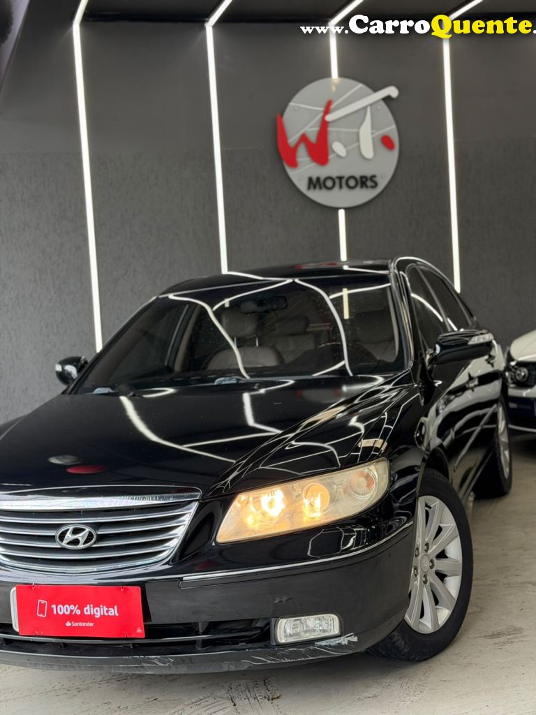 HYUNDAI   AZERA GLS 3.3 V6 24V 4P AUT.   PRETO 2009 3.3 GASOLINA - Loja