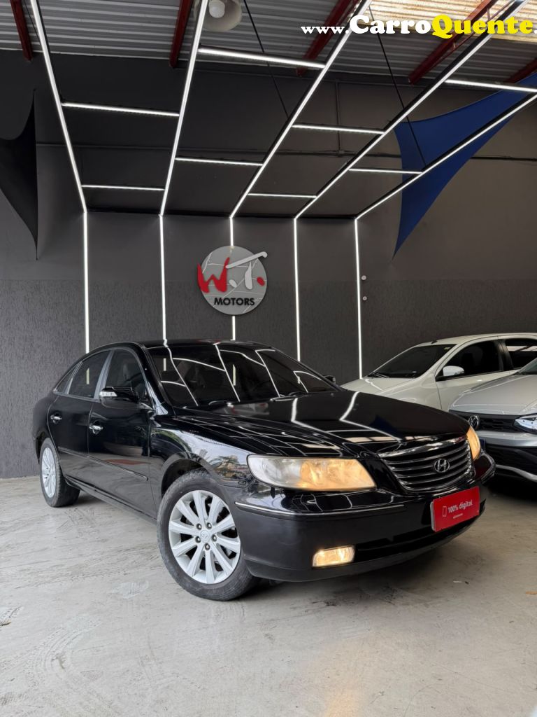 HYUNDAI   AZERA GLS 3.3 V6 24V 4P AUT.   PRETO 2009 3.3 GASOLINA - Loja