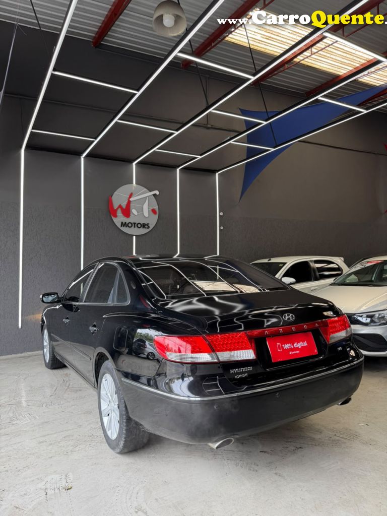 HYUNDAI   AZERA GLS 3.3 V6 24V 4P AUT.   PRETO 2009 3.3 GASOLINA - Loja