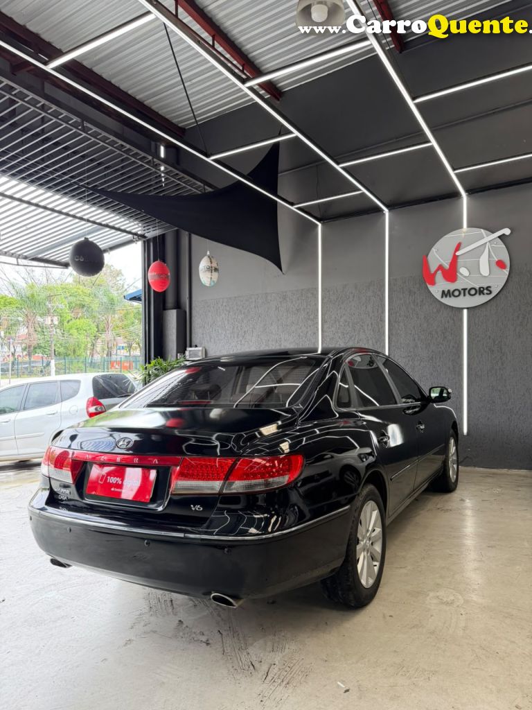 HYUNDAI   AZERA GLS 3.3 V6 24V 4P AUT.   PRETO 2009 3.3 GASOLINA - Loja