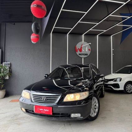HYUNDAI   AZERA GLS 3.3 V6 24V 4P AUT.   PRETO 2009 3.3 GASOLINA