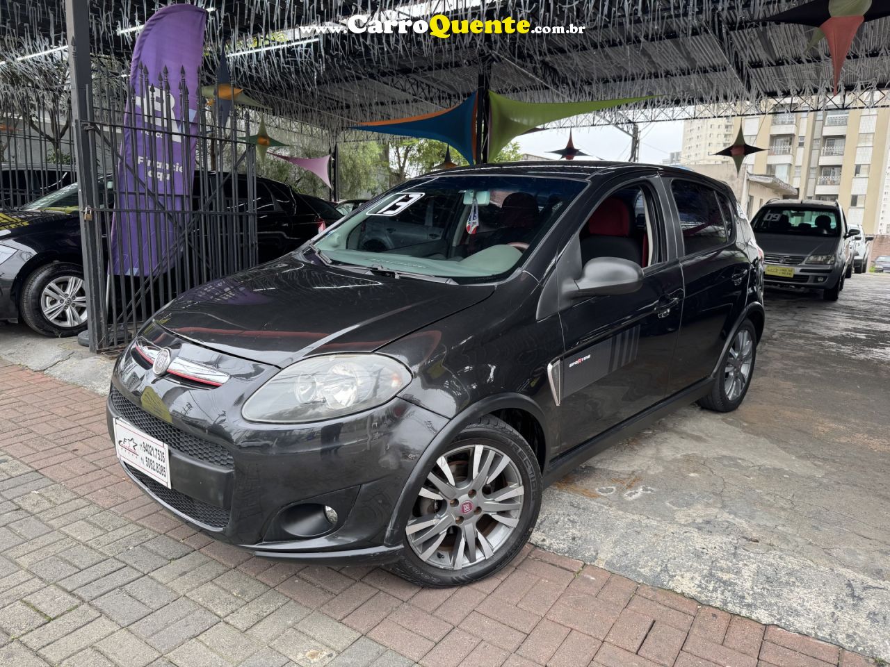 FIAT   PALIO SPORT.INTERLAGOS 1.6 FLEX 16V   PRETO 2013 1.6 FLEX - Loja
