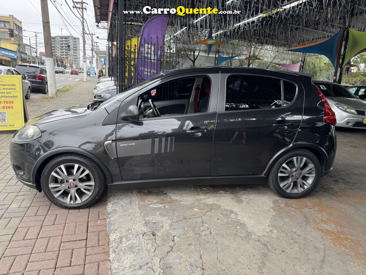 FIAT   PALIO SPORT.INTERLAGOS 1.6 FLEX 16V   PRETO 2013 1.6 FLEX - Loja