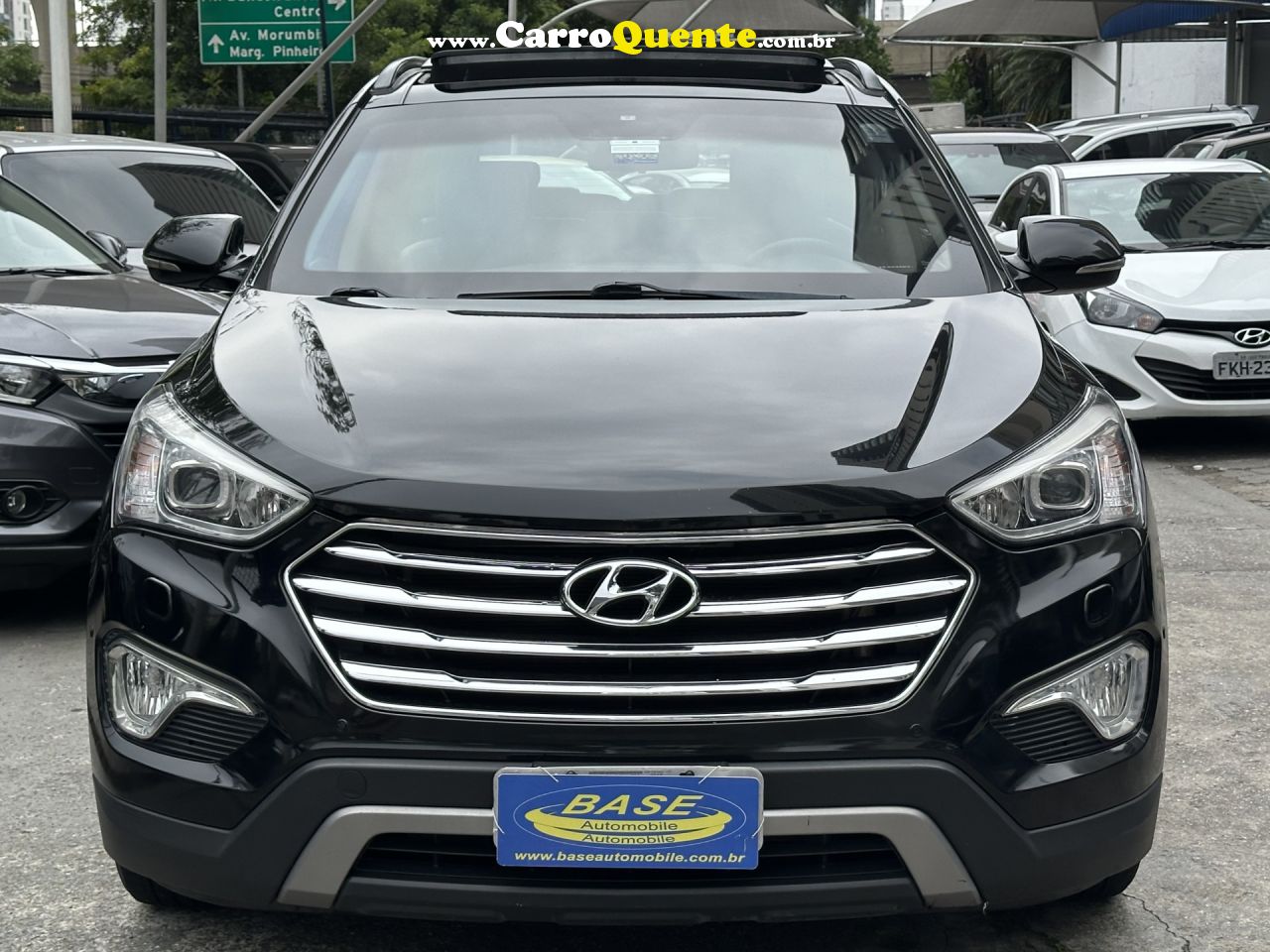 HYUNDAI   GRAND SANTA FÉ  3.3 V6 4X4 TIPTRONIC   PRETO 2015 3.3 GASOLINA - Loja