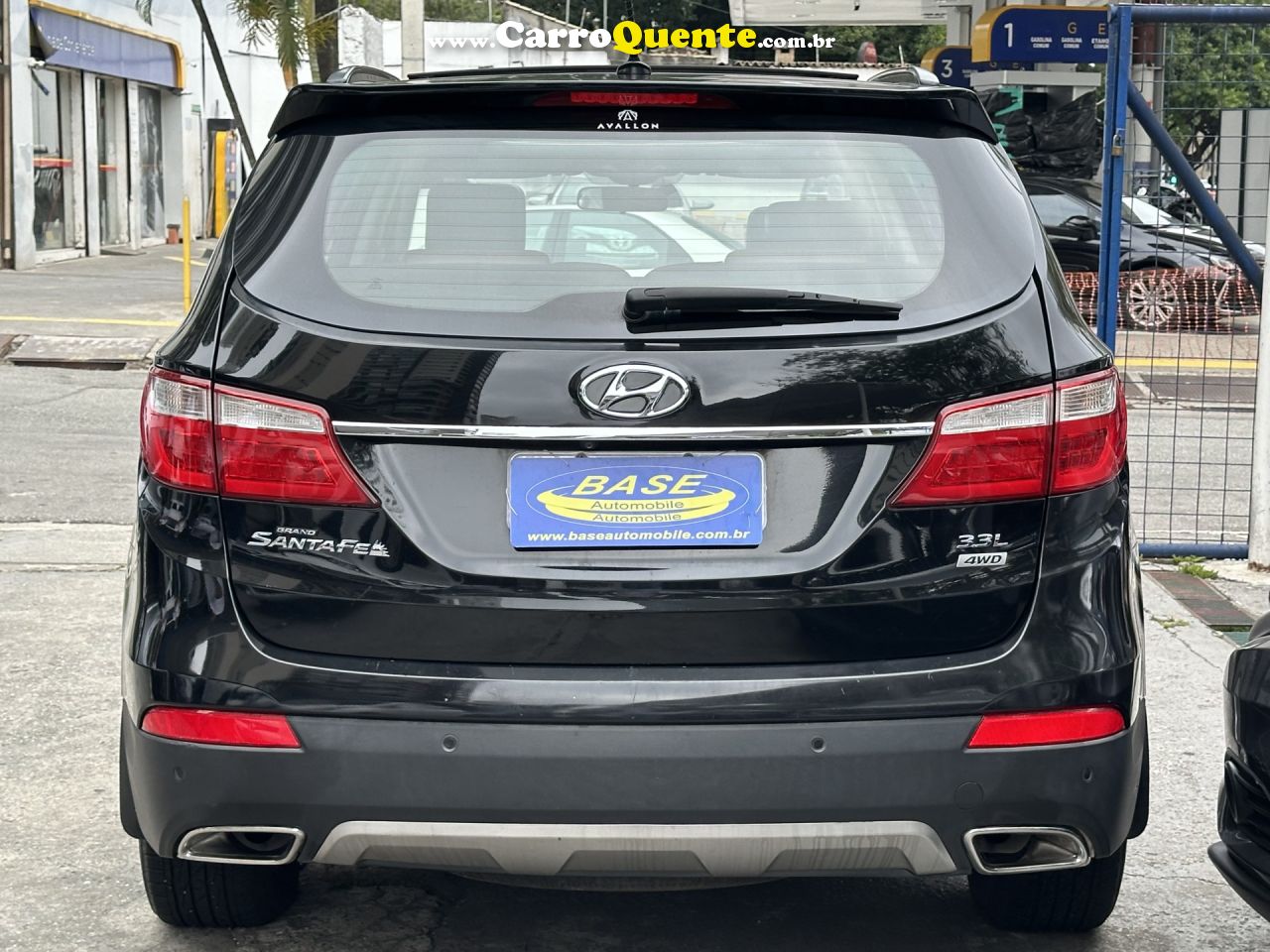 HYUNDAI   GRAND SANTA FÉ  3.3 V6 4X4 TIPTRONIC   PRETO 2015 3.3 GASOLINA - Loja