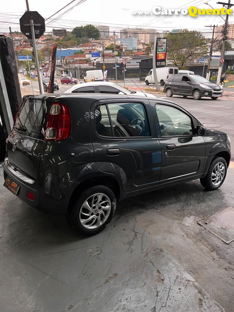 FIAT   UNO VIVACE CELEB. 1.0 EVO F.FLEX 8V 5P   CINZA 2014 1.0 FLEX - Loja