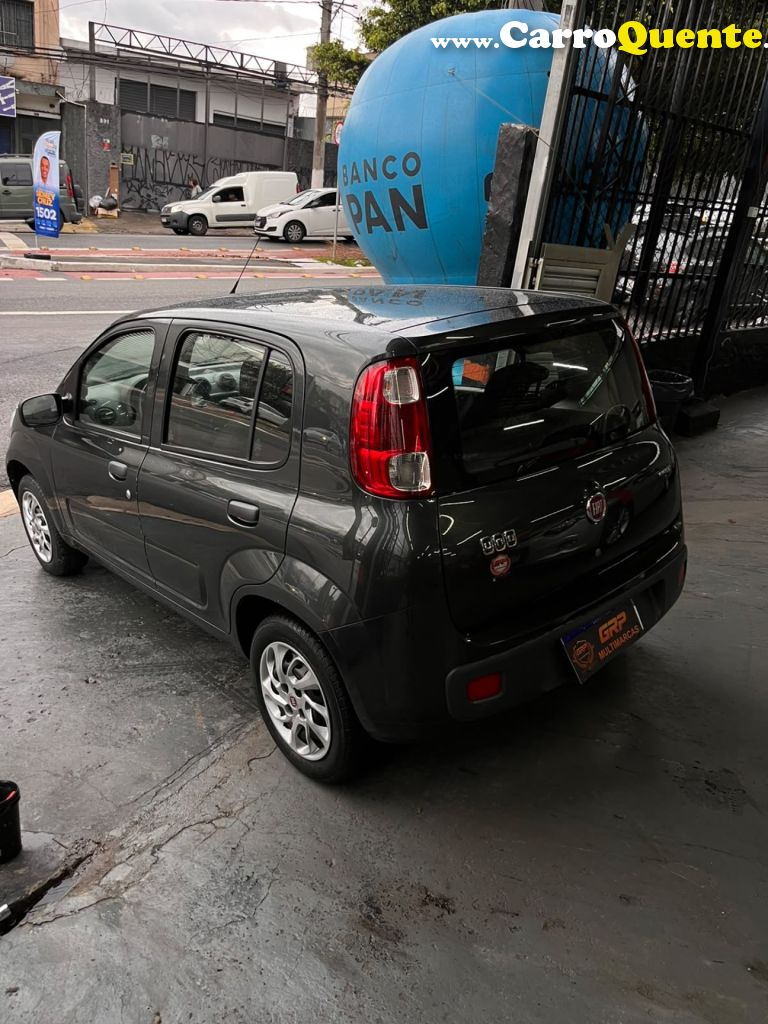 FIAT   UNO VIVACE CELEB. 1.0 EVO F.FLEX 8V 5P   CINZA 2014 1.0 FLEX - Loja