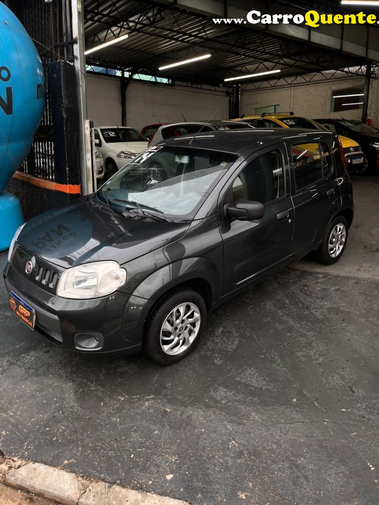 FIAT   UNO VIVACE CELEB. 1.0 EVO F.FLEX 8V 5P   CINZA 2014 1.0 FLEX - Loja