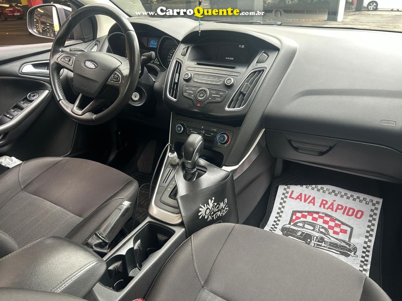 FORD   FOCUS 2.0 16VSESE PLUS FLEX 5P AUT.   PRETO 2018 2.0 FLEX - Loja