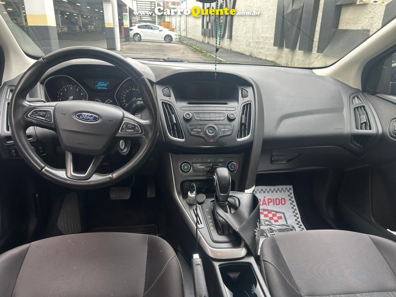 FORD   FOCUS 2.0 16VSESE PLUS FLEX 5P AUT.   PRETO 2018 2.0 FLEX - Loja