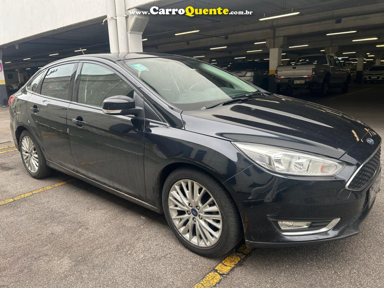 FORD   FOCUS 2.0 16VSESE PLUS FLEX 5P AUT.   PRETO 2018 2.0 FLEX - Loja