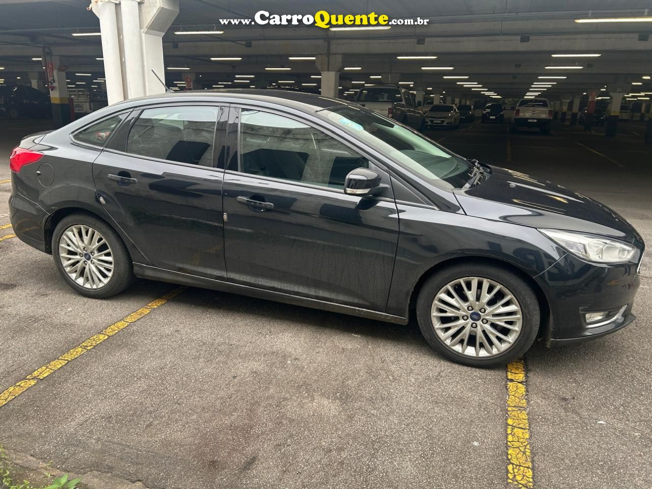FORD   FOCUS 2.0 16VSESE PLUS FLEX 5P AUT.   PRETO 2018 2.0 FLEX - Loja