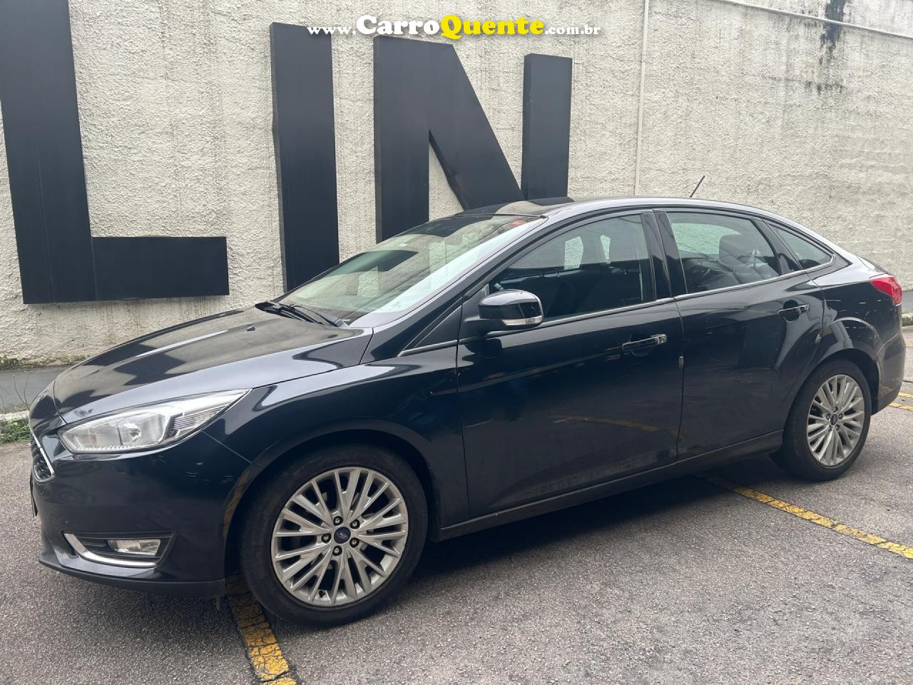 FORD   FOCUS 2.0 16VSESE PLUS FLEX 5P AUT.   PRETO 2018 2.0 FLEX - Loja