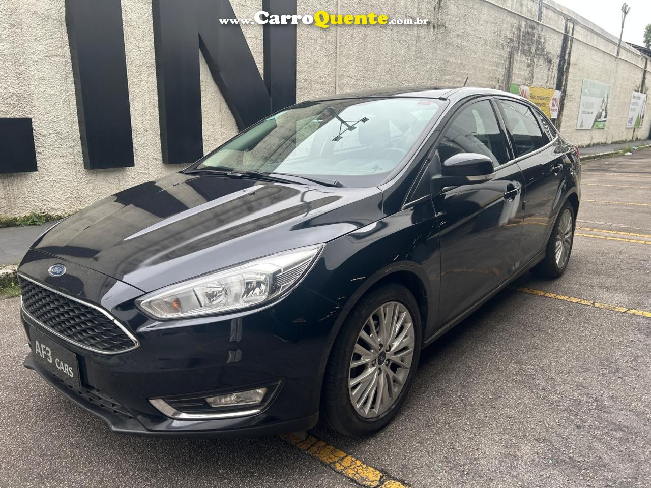 FORD   FOCUS 2.0 16VSESE PLUS FLEX 5P AUT.   PRETO 2018 2.0 FLEX - Loja