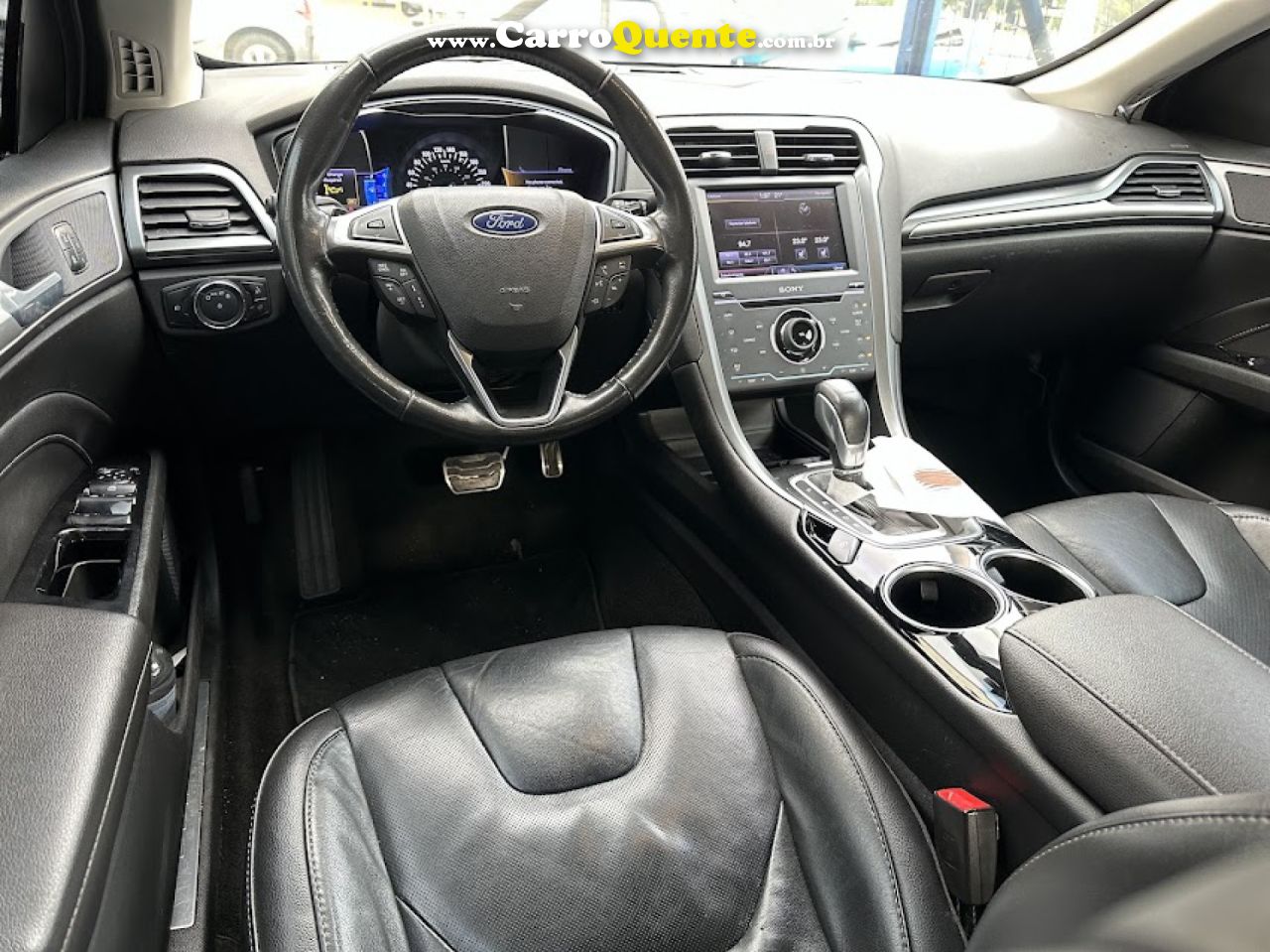 FORD   FUSION TITANIUM 2.0 GTDI ECO. AWD AUT.   PRETO 2013 2.0 GASOLINA - Loja