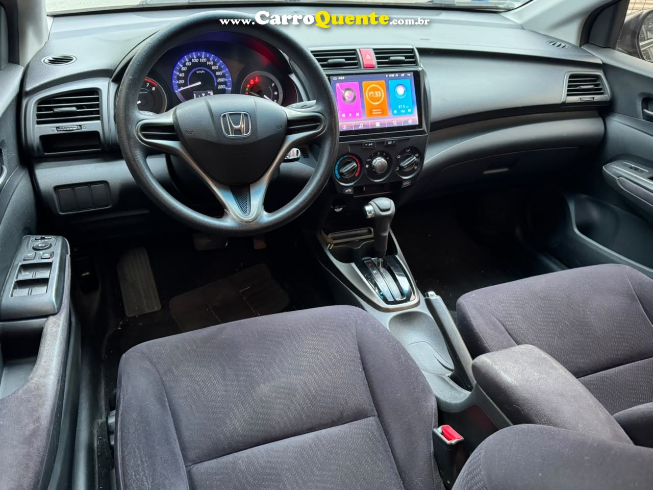 HONDA   CITY SEDAN LX 1.5 FLEX 16V 4P AUT.   VINHO 2013 1.5 16V FLEX - Loja