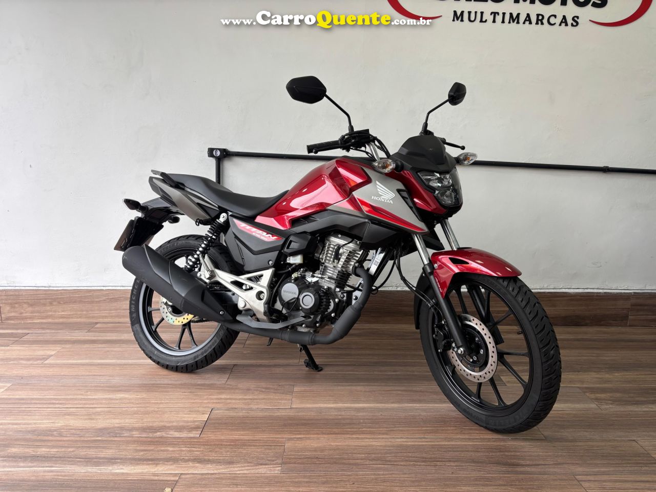 HONDA   CG 160 TITAN S FLEX   VERMELHO 2025 160 FLEX - Loja