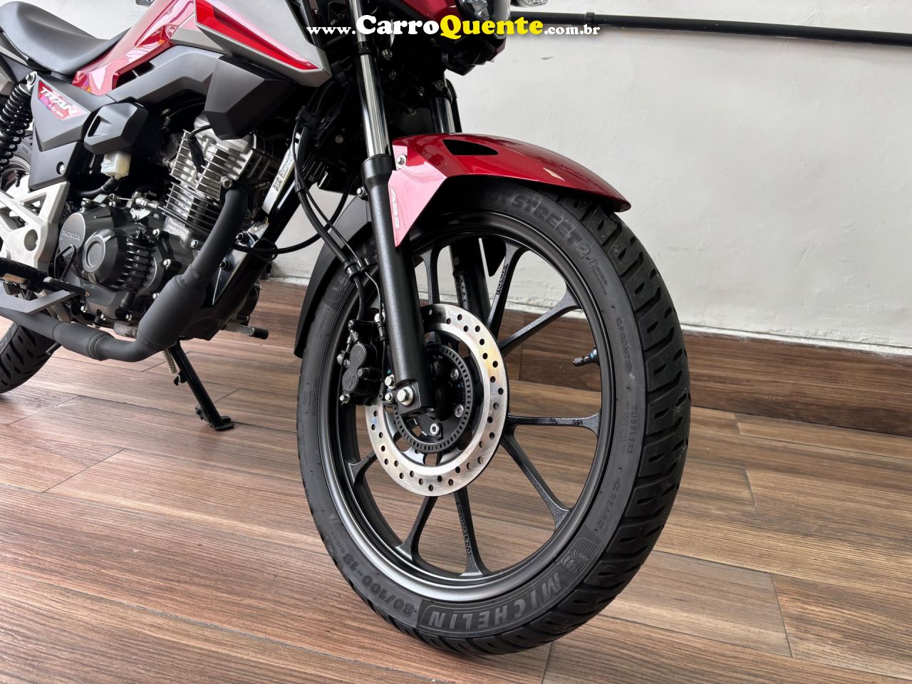 HONDA   CG 160 TITAN S FLEX   VERMELHO 2025 160 FLEX - Loja