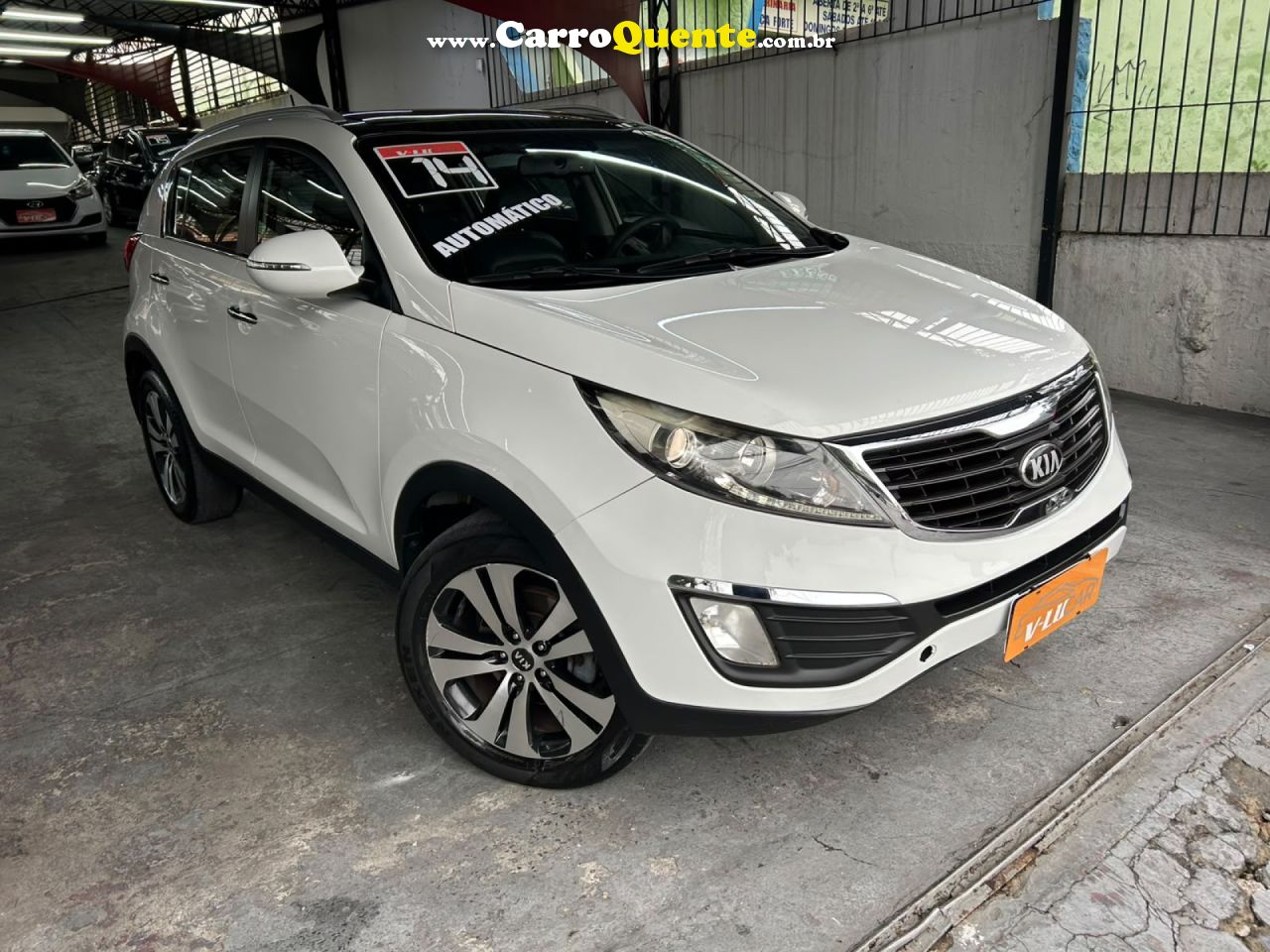 KIA   SPORTAGE EX 2.0 16V 2.0 16V FLEX AUT.   BRANCO 2014 2.0 FLEX - Loja