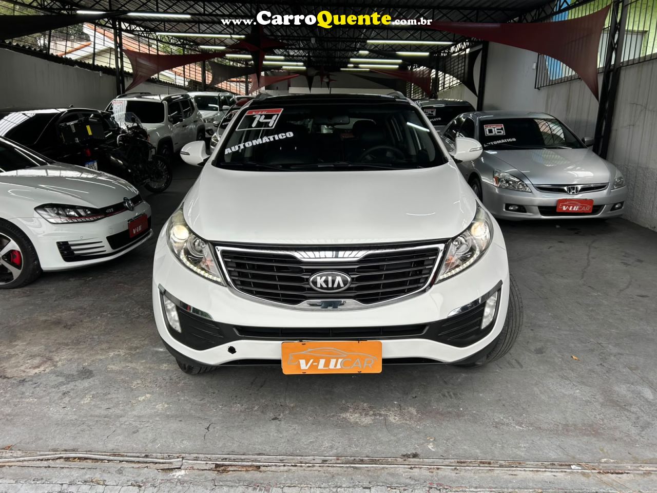 KIA   SPORTAGE EX 2.0 16V 2.0 16V FLEX AUT.   BRANCO 2014 2.0 FLEX - Loja