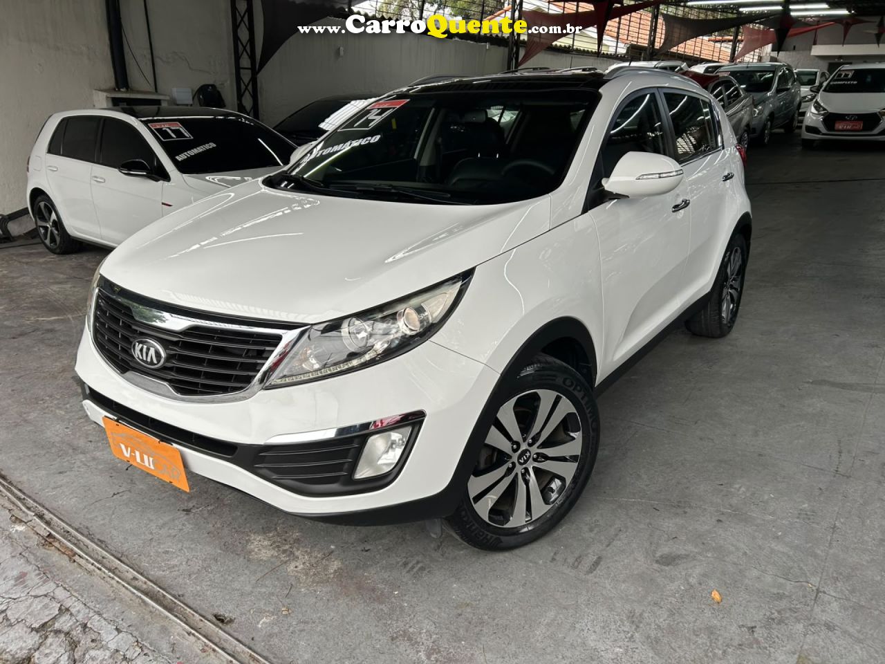 KIA   SPORTAGE EX 2.0 16V 2.0 16V FLEX AUT.   BRANCO 2014 2.0 FLEX - Loja