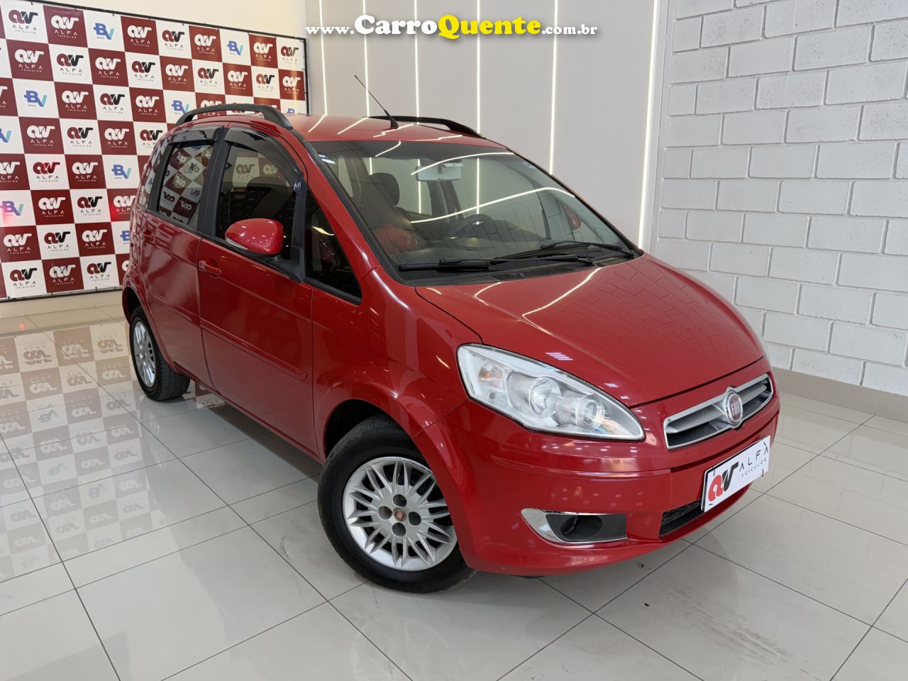 FIAT   IDEA ATTRACTIVE 1.4 FIRE FLEX 8V 5P   VERMELHO 2014 1.4 FLEX - Loja