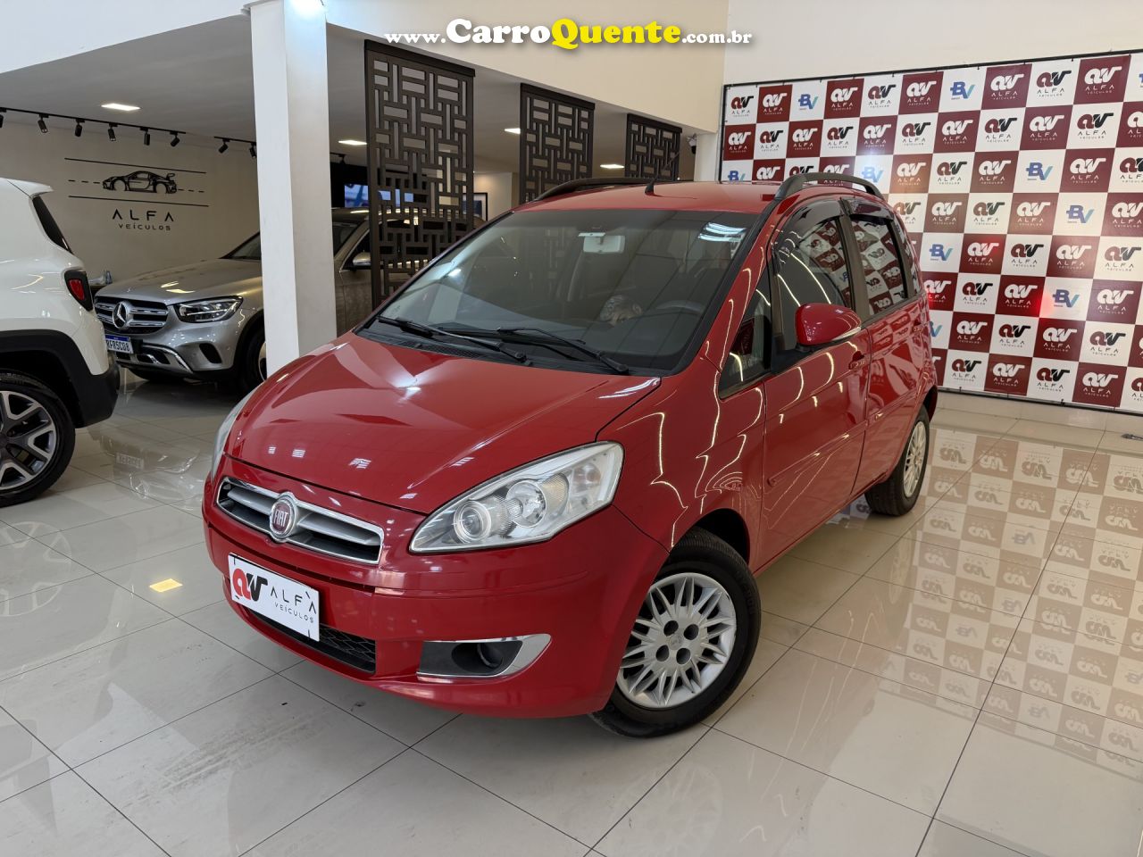 FIAT   IDEA ATTRACTIVE 1.4 FIRE FLEX 8V 5P   VERMELHO 2014 1.4 FLEX - Loja