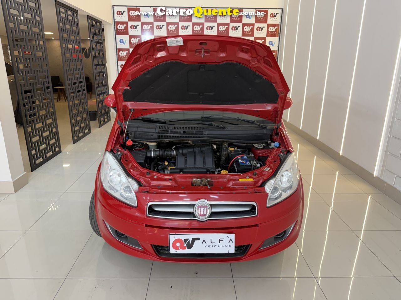 FIAT   IDEA ATTRACTIVE 1.4 FIRE FLEX 8V 5P   VERMELHO 2014 1.4 FLEX - Loja