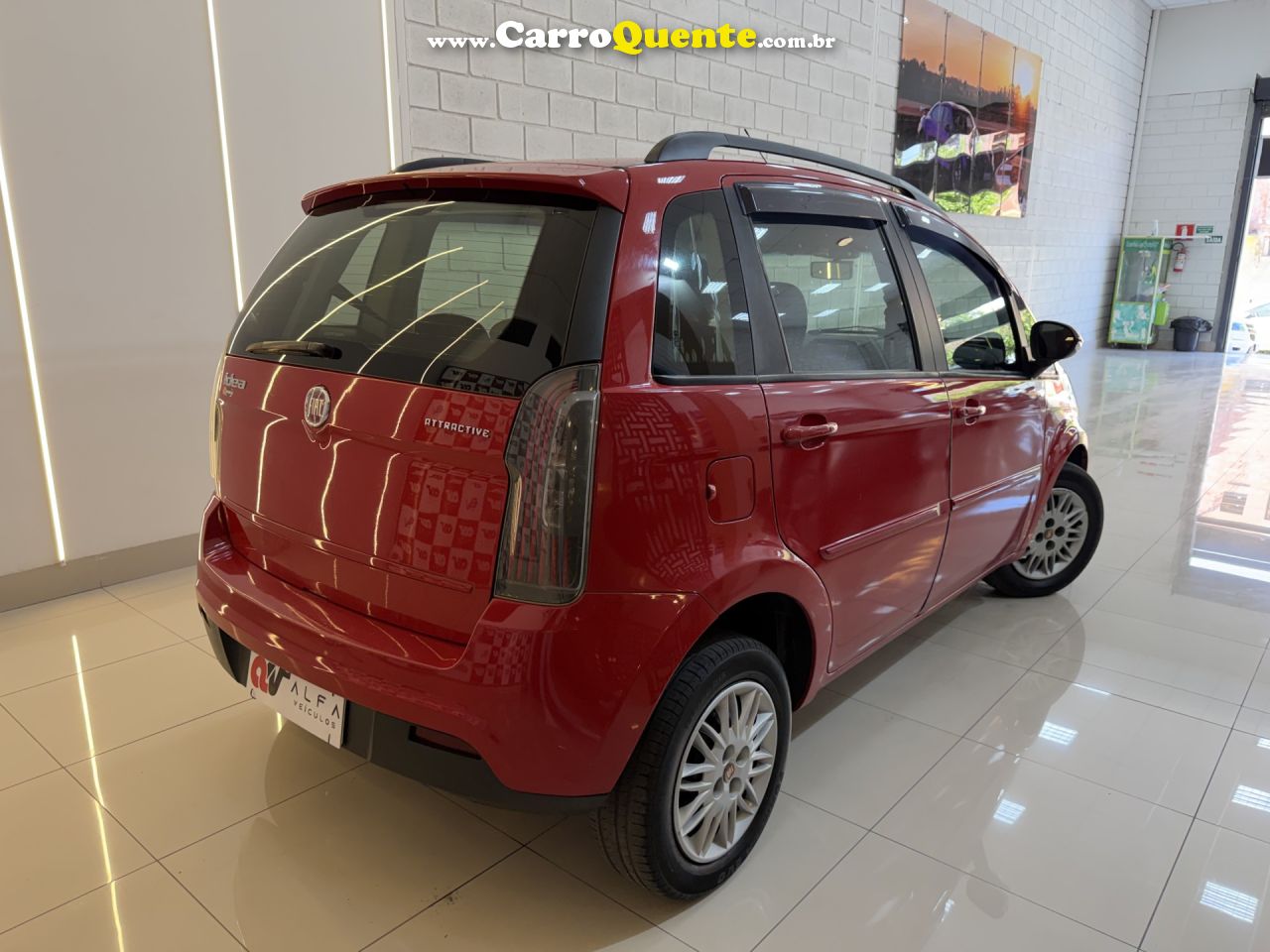 FIAT   IDEA ATTRACTIVE 1.4 FIRE FLEX 8V 5P   VERMELHO 2014 1.4 FLEX - Loja