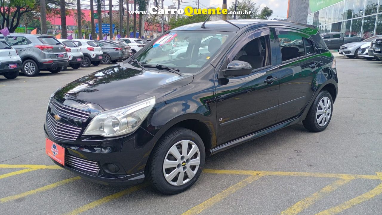 CHEVROLET   AGILE LT 1.4 MPFI 8V FLEXPOWER 5P   PRETO 2011 1.4 FLEX - Loja