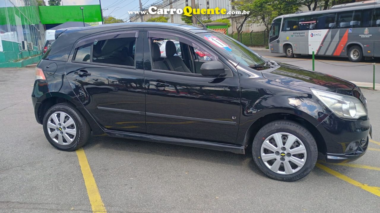 CHEVROLET   AGILE LT 1.4 MPFI 8V FLEXPOWER 5P   PRETO 2011 1.4 FLEX - Loja