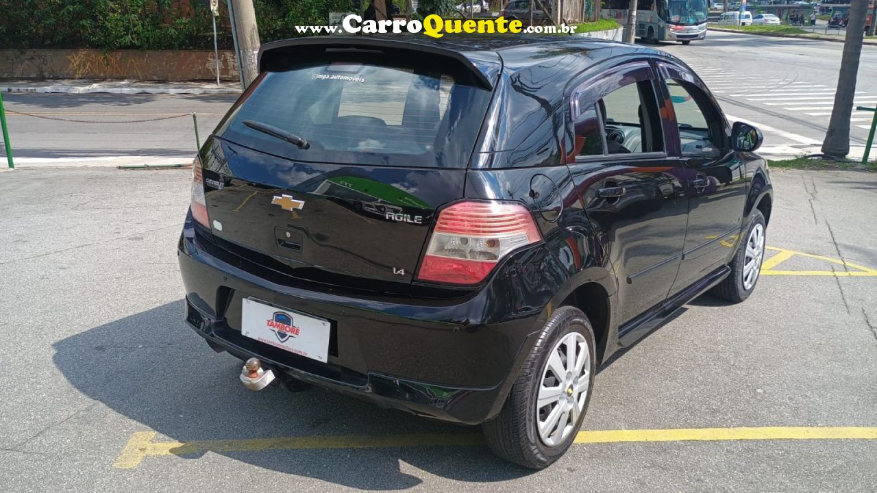 CHEVROLET   AGILE LT 1.4 MPFI 8V FLEXPOWER 5P   PRETO 2011 1.4 FLEX - Loja